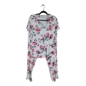 Hue Women's NWT Pajama Set XL Short Sleeve Sleepwear